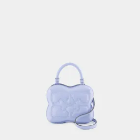 Ganni  Butterfly Small Crossbody - Ganni - Leather - Blue