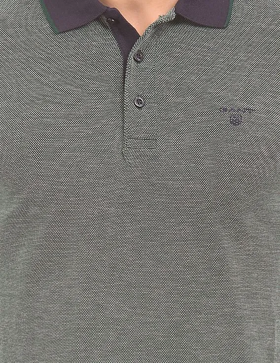 Gant Long Sleeve Heathered Polo Shirt