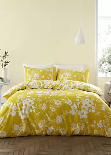 Gaveno Cavailia Eliza Floral Duvet Cover Set - Ochre | Kaleidoscope