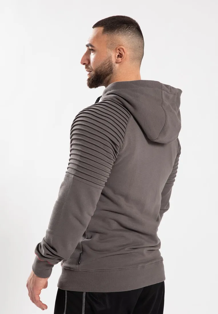 Georgia Zipped Hoodie - Gray - 3XL  Gorilla Wear