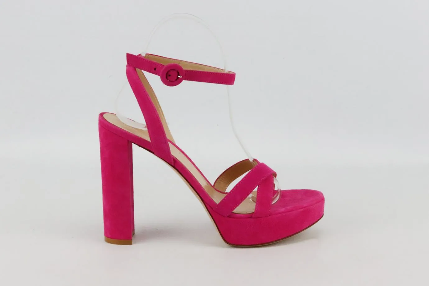 GIANVITO ROSSI SUEDE PLATFORM SANDALS EU 38 UK 5 US 8