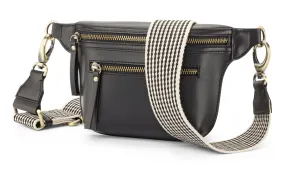 Hip shoulder bag, Black | Manufactum