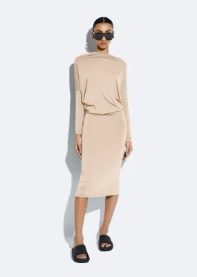 Jersey Blouson Dress