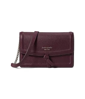 Kate Spade New York Knott Pebbled Leather Flap Crossbody