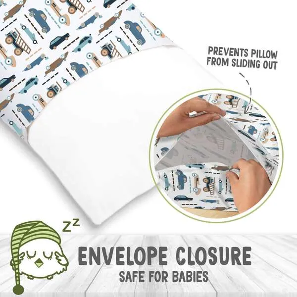 KeaBabies Printed Toddler Pillowcase 13X18