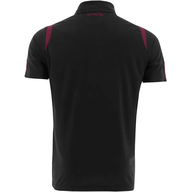 Kids' Loxton Polo Shirt Black / Maroon