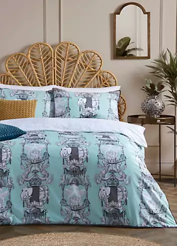 Laurence Llewelyn-Bowen Animalia 200 Thread Count Cotton Duvet Cover Set | Kaleidoscope