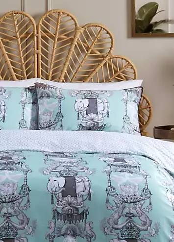 Laurence Llewelyn-Bowen Animalia 200 Thread Count Cotton Duvet Cover Set | Kaleidoscope