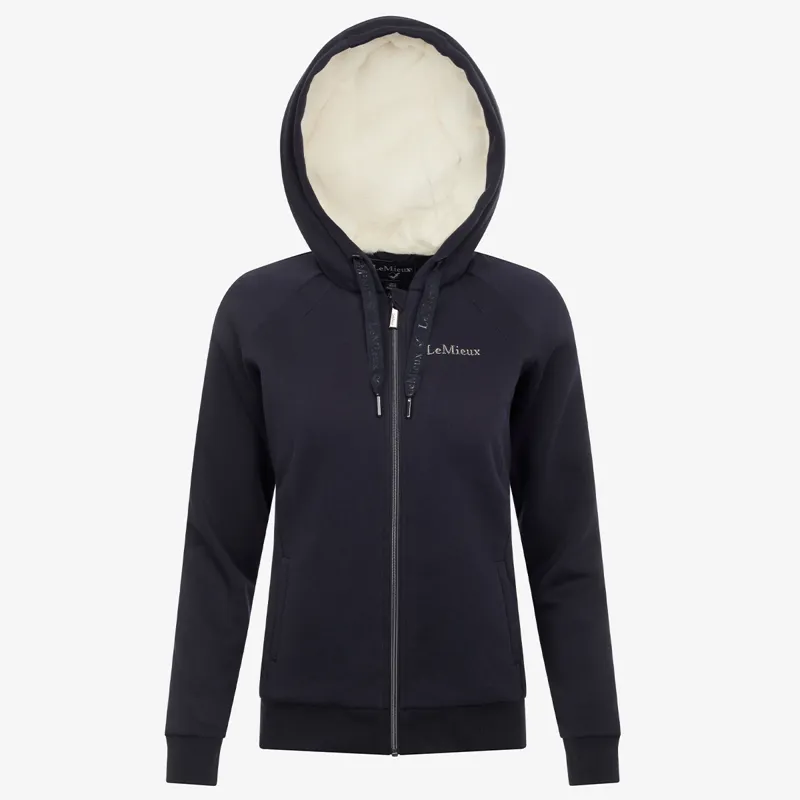 LeMieux Sherpa Lined Ladies Hoodie - Navy