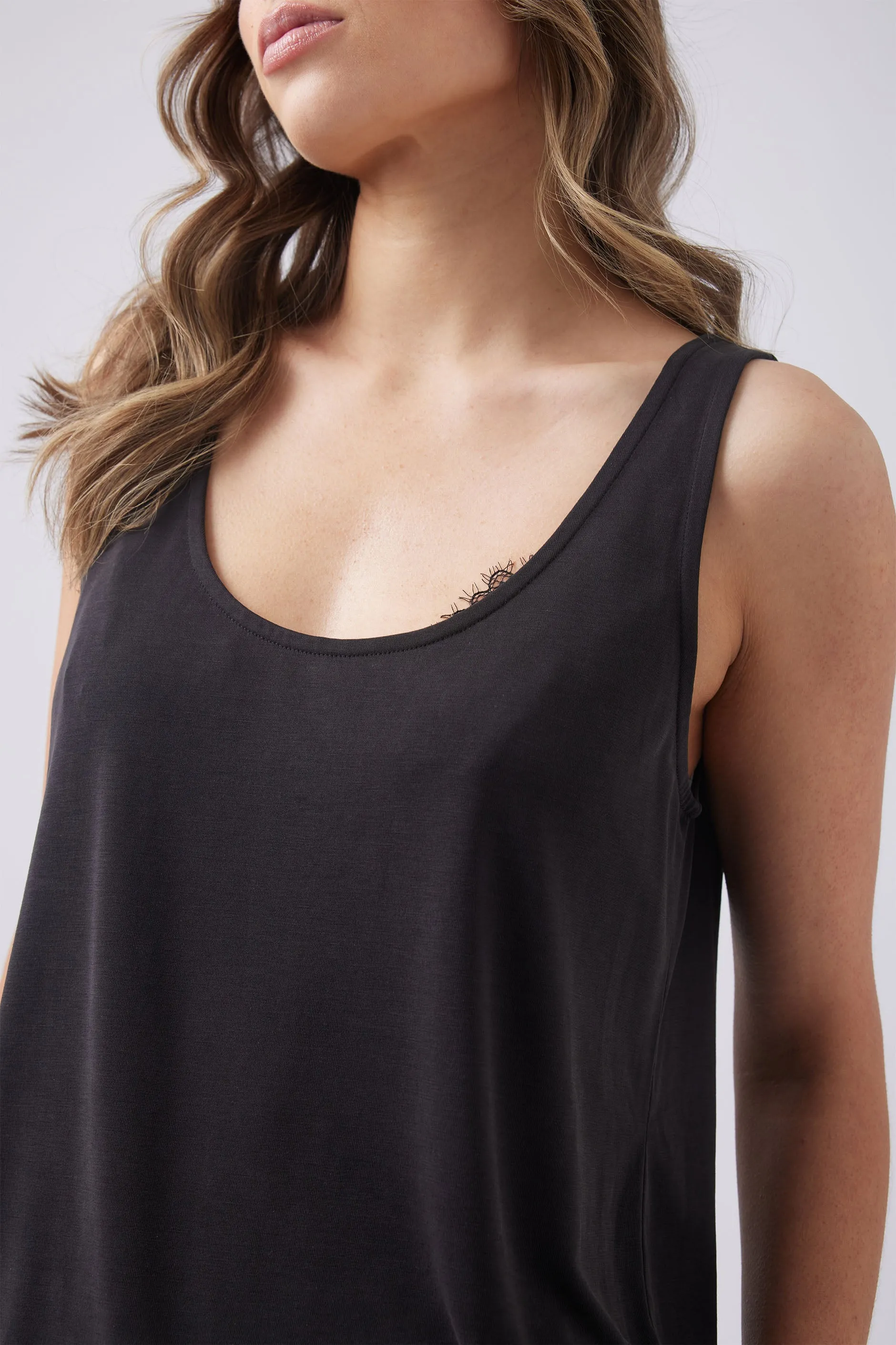 Lenny Scoop Neck Modal Tank