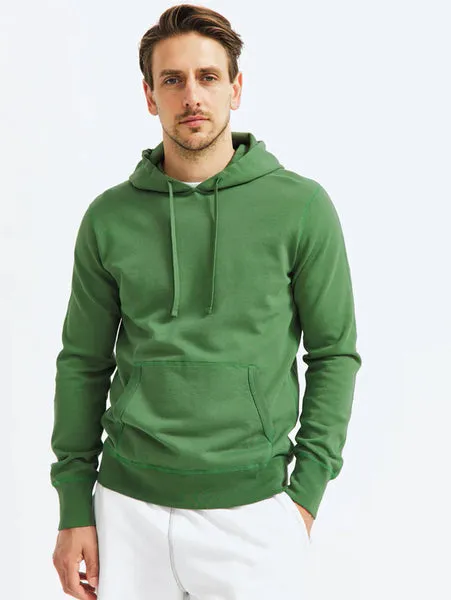 Light weight Terry Pullover Hoodie Lawn Green