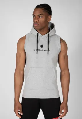 Lincoln Sleeveless Hoodie - Gray - XL Gorilla Wear