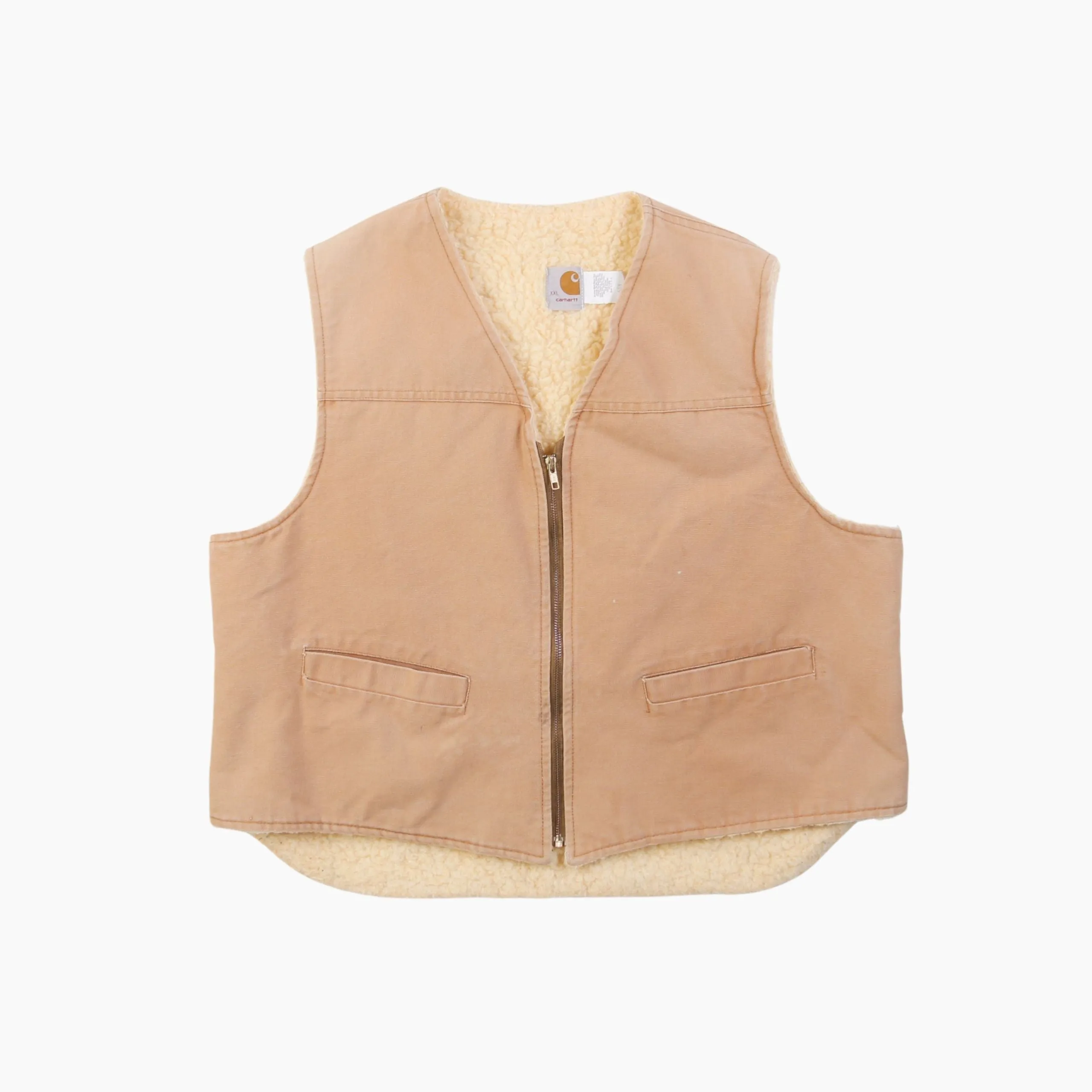 Lined Vest - Washed Sand