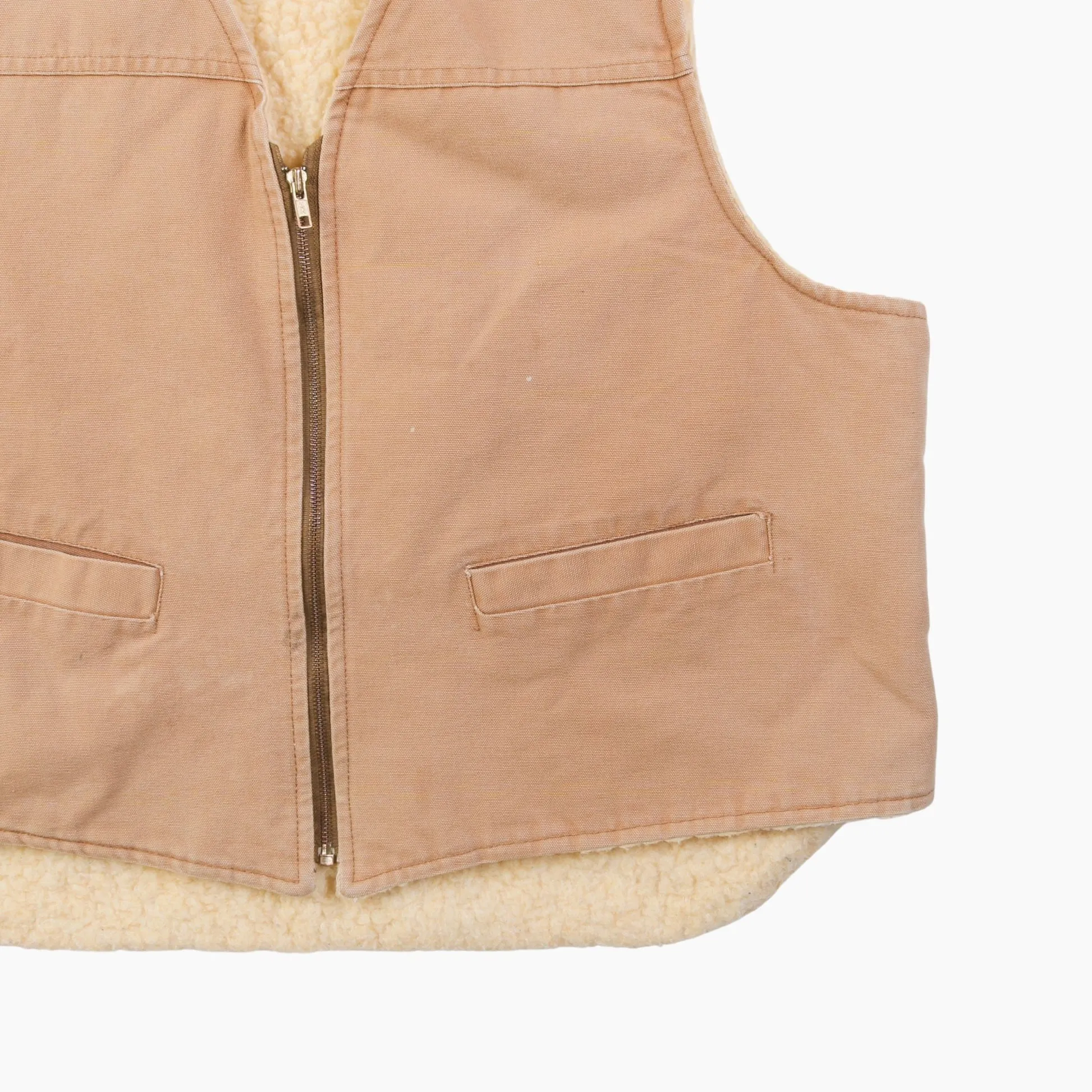 Lined Vest - Washed Sand