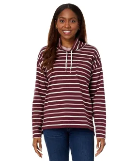 L.L.Bean Heritage Mariner Funnel Neck Pullover Stripe