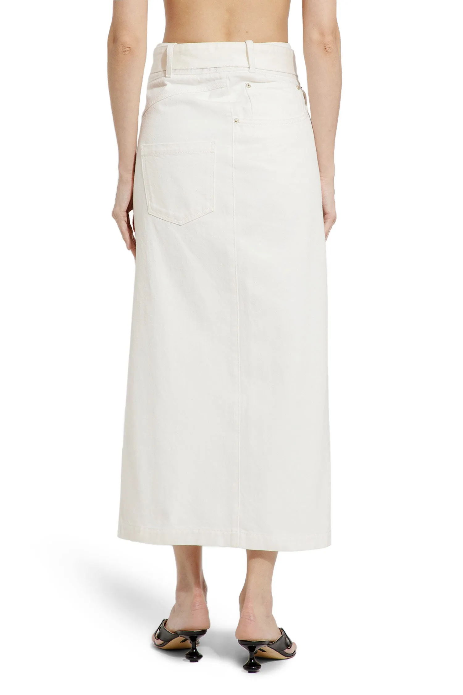 loewe desconstructed skirt