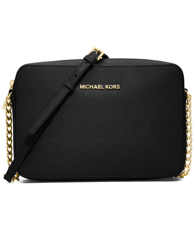 Macy's Michael Kors Leather Jet Set East West Crossbody