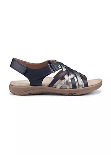 Maple Navy Pewter Multi Women’s Sandals by Hotter | Look Again