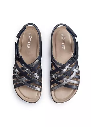 Maple Navy Pewter Multi Women’s Sandals by Hotter | Look Again