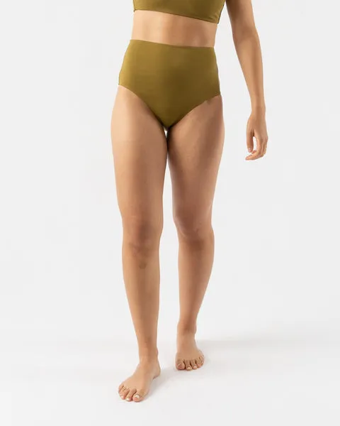 Mara Hoffman Lydia Bikini Bottom in Olive