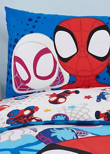 Marvel Spiderman Spidey & His Amazing Friends Reversible Single Duvet Cover Set | Kaleidoscope