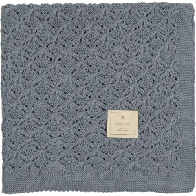 Mon Tresor Bebe Extra Luxe Knit Blanket, Flintstone