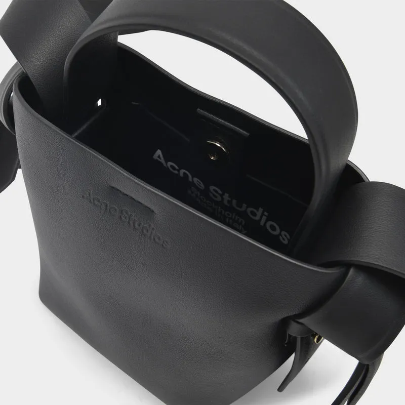 Musubi Micro Crossbody - Acne Studios -  Black - Leather