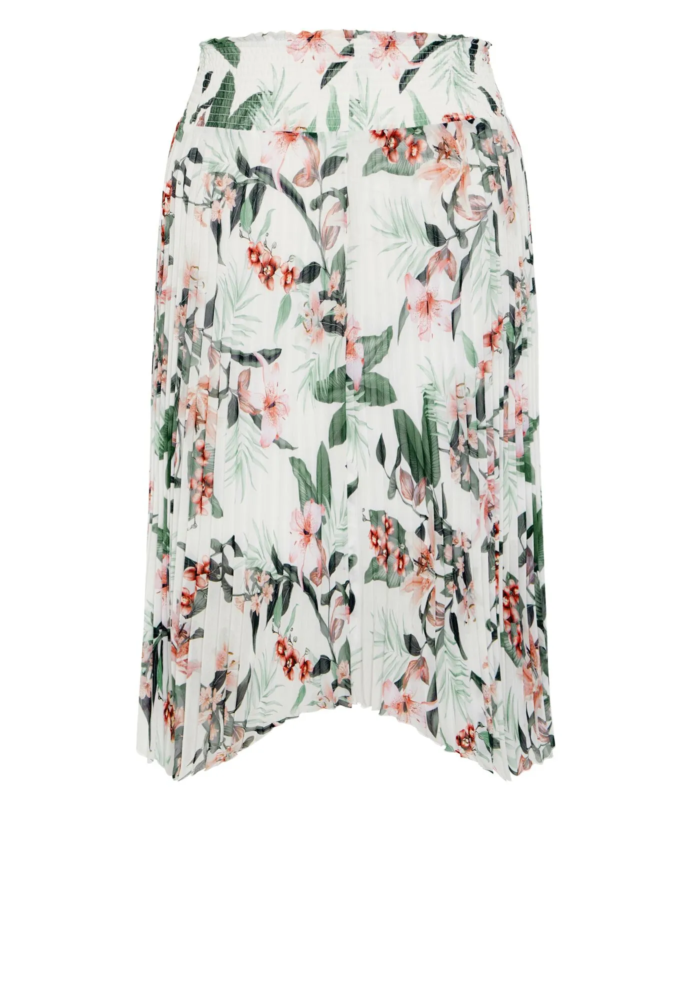 Natalie Print Skirt - ivory