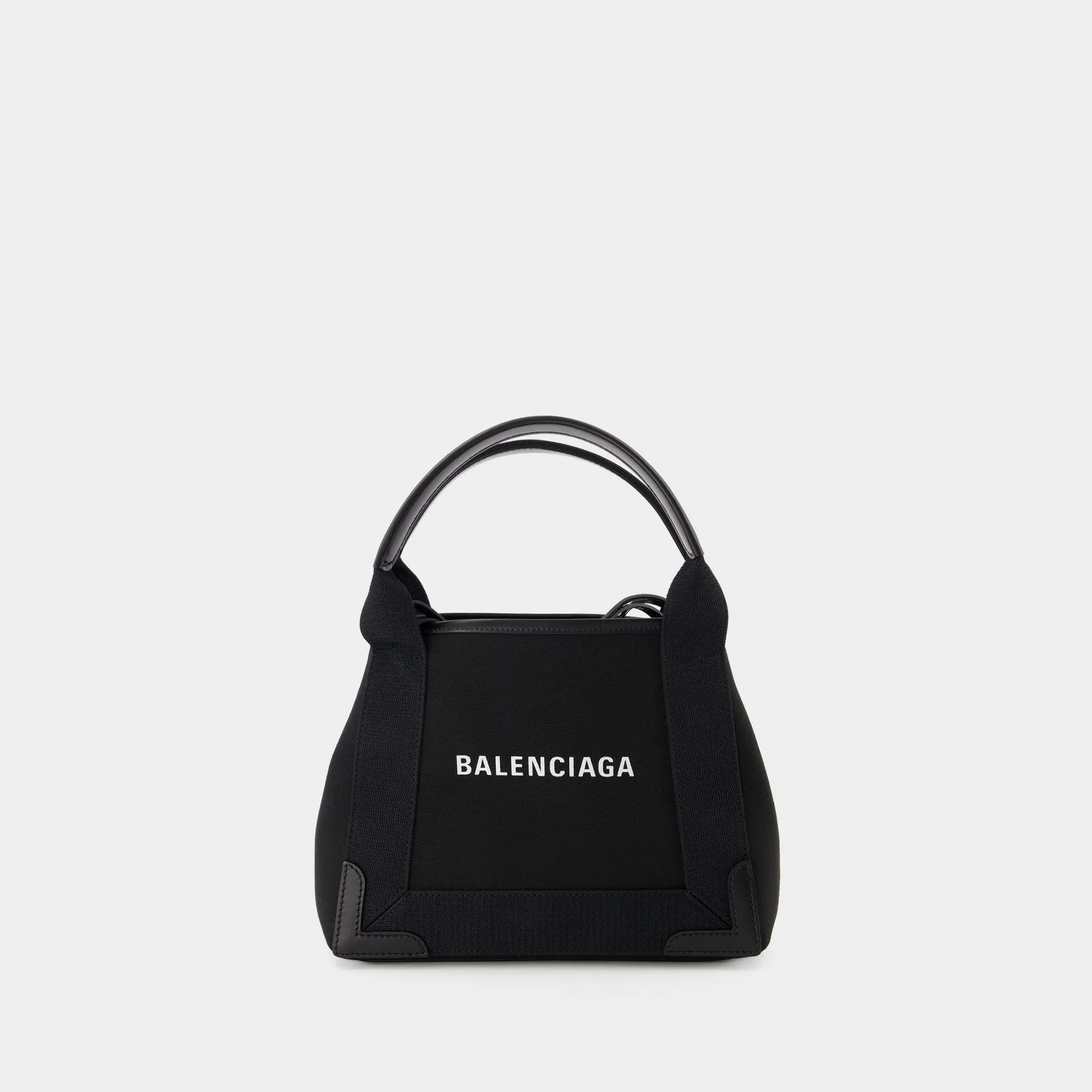 Navy Cabas Xs Aj Crossbody - Balenciaga -  Black/ Black - Canva