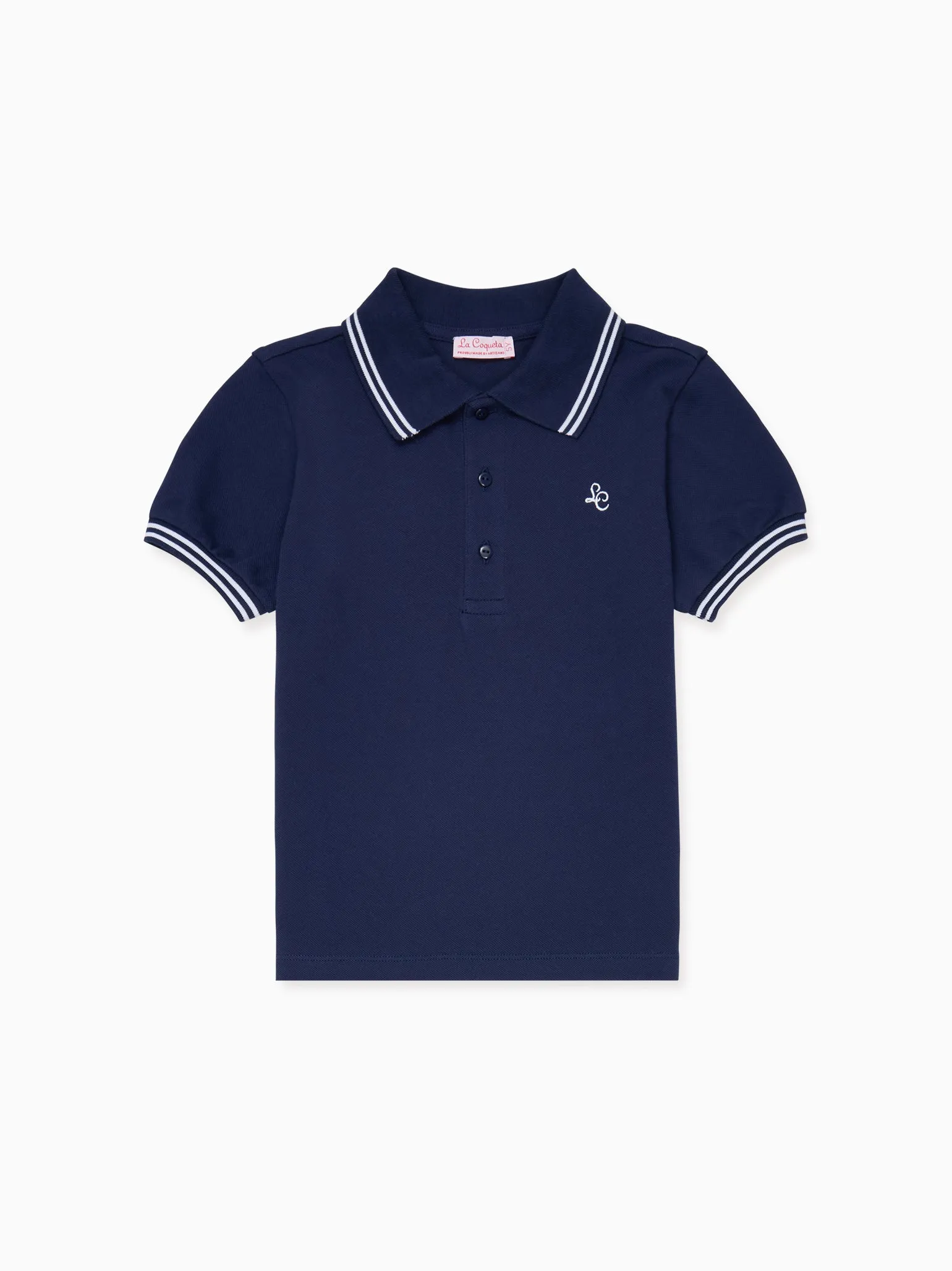 Navy Rocco Boy Polo Shirt