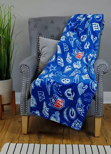 NFL American Football Iconic Fleece Blanket | Kaleidoscope