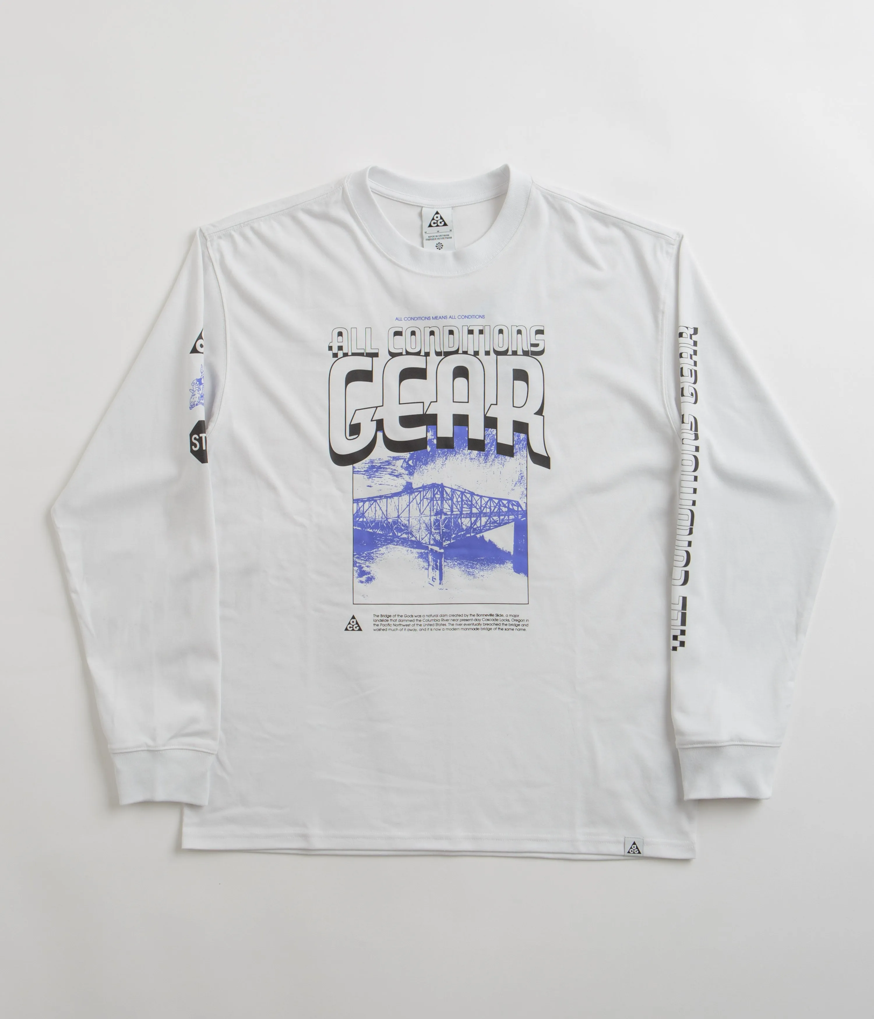 Nike ACG Bridge of Gods Long Sleeve T-Shirt - Summit White