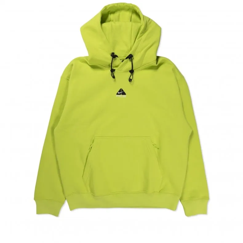 Nike ACG Therma-FIT Fleece Pullover Hooded Sweatshirt (Cyber/Summit White)