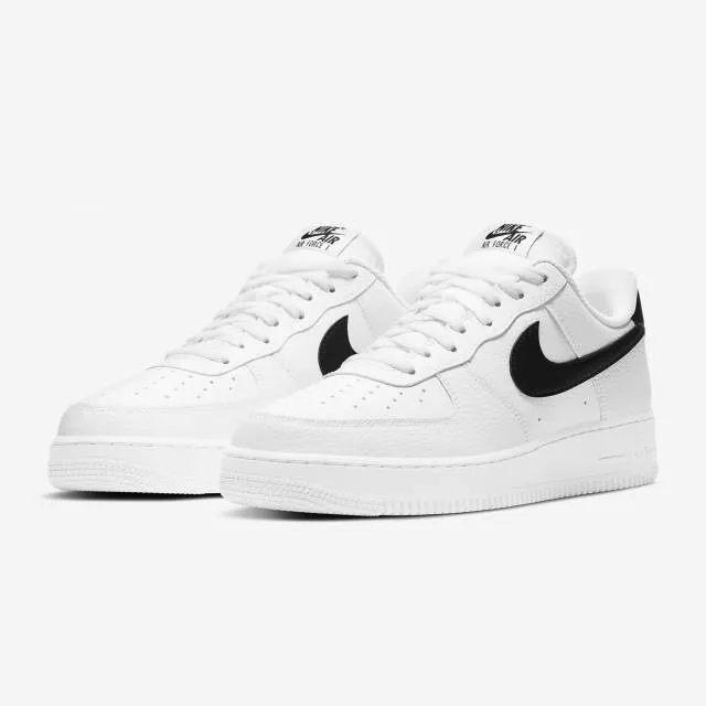 Nike Air Force 1 '07 (White/ Black) Men US 8-13