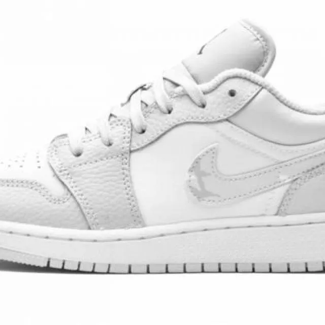 Nike Air Jordan 1 Low White Camo Grey GS Size 4-7