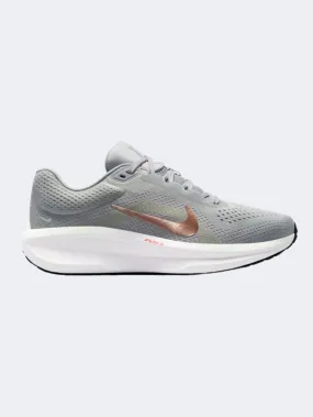 Nike Air Winflo 11 Women Running Shoes Wolf Grey/Red Bronze