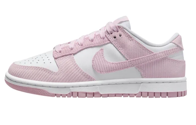 NIKE DUNK LOW WMNS PINK CORDUROY