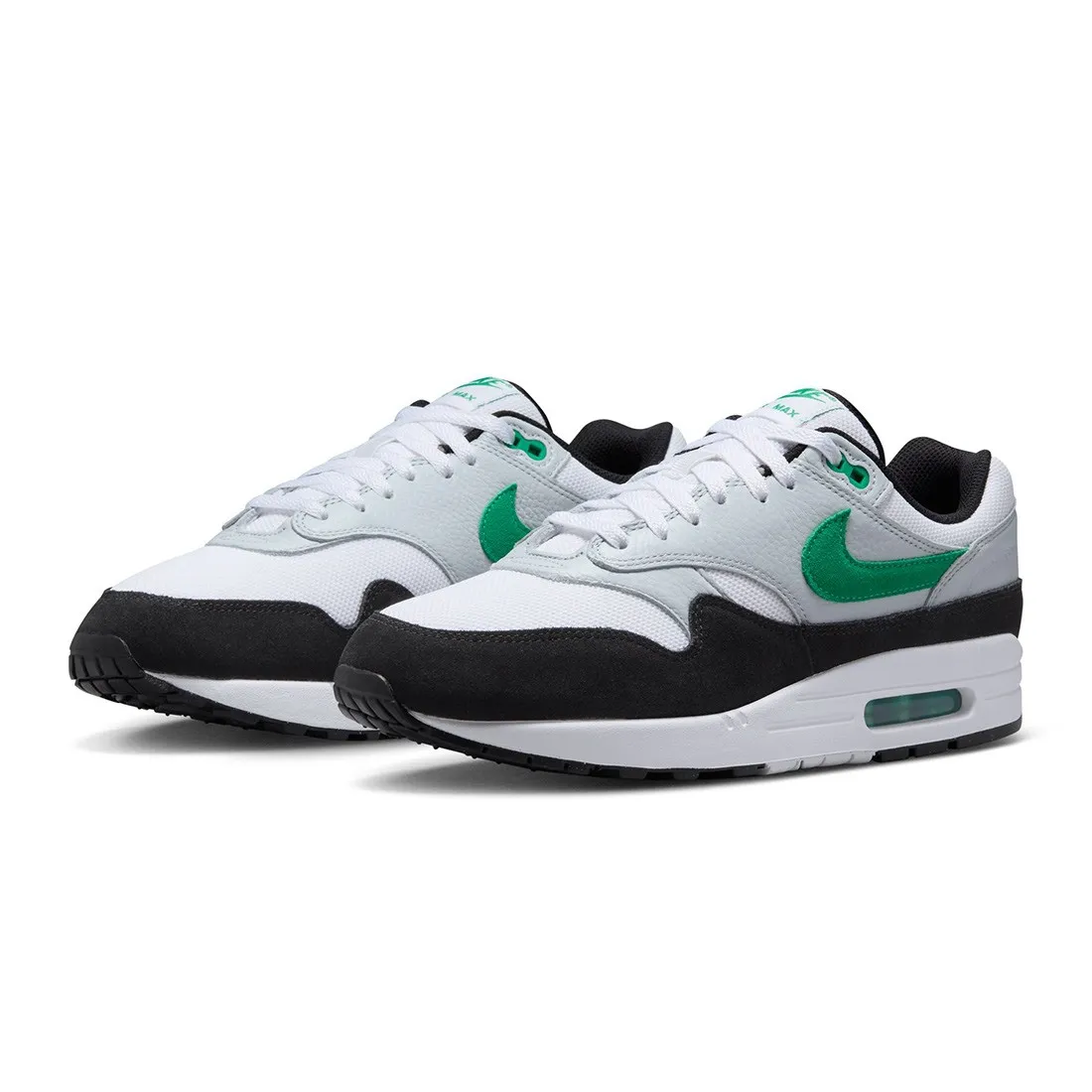 Nike Men Air Max 1 (white / stadium green-pure platinum-black)