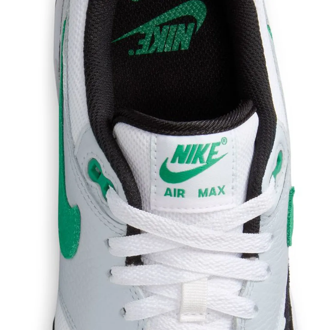 Nike Men Air Max 1 (white / stadium green-pure platinum-black)