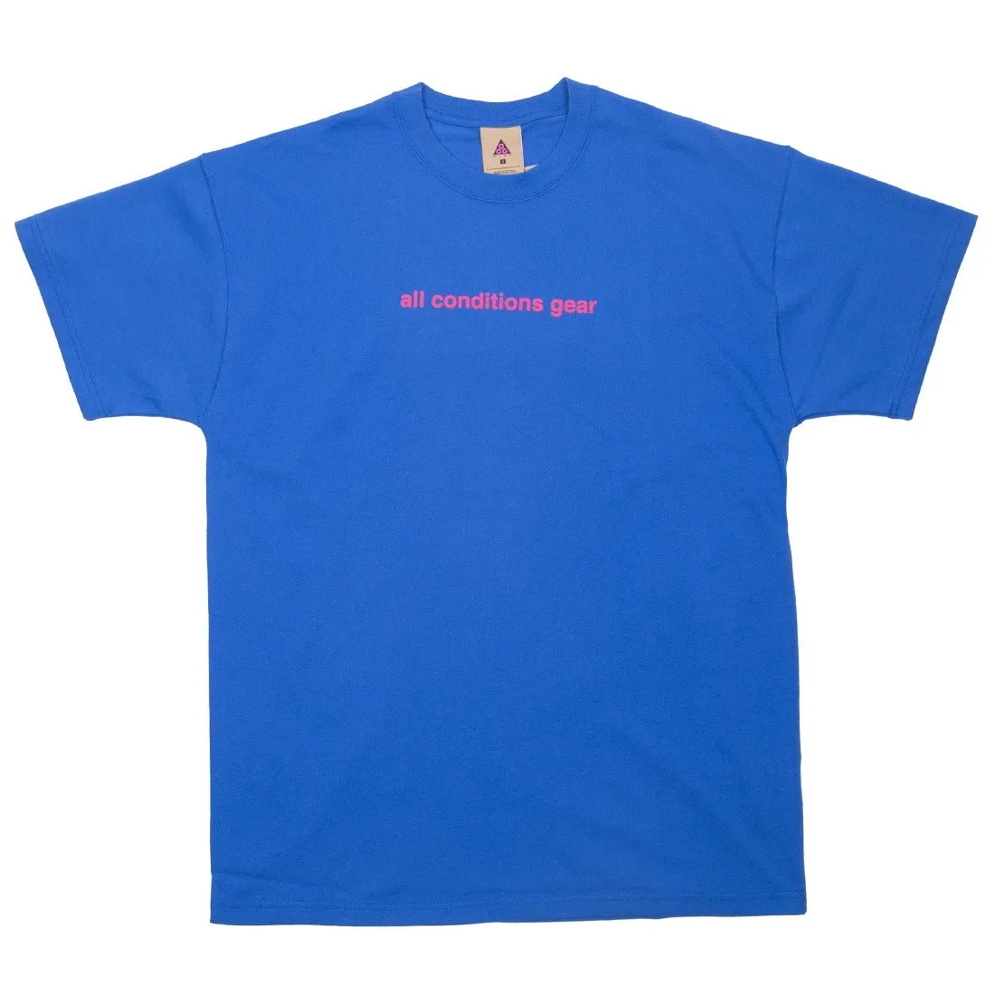 Nike Men Nrg Acg Gx 3D Logo Tee (game royal / rush pink)