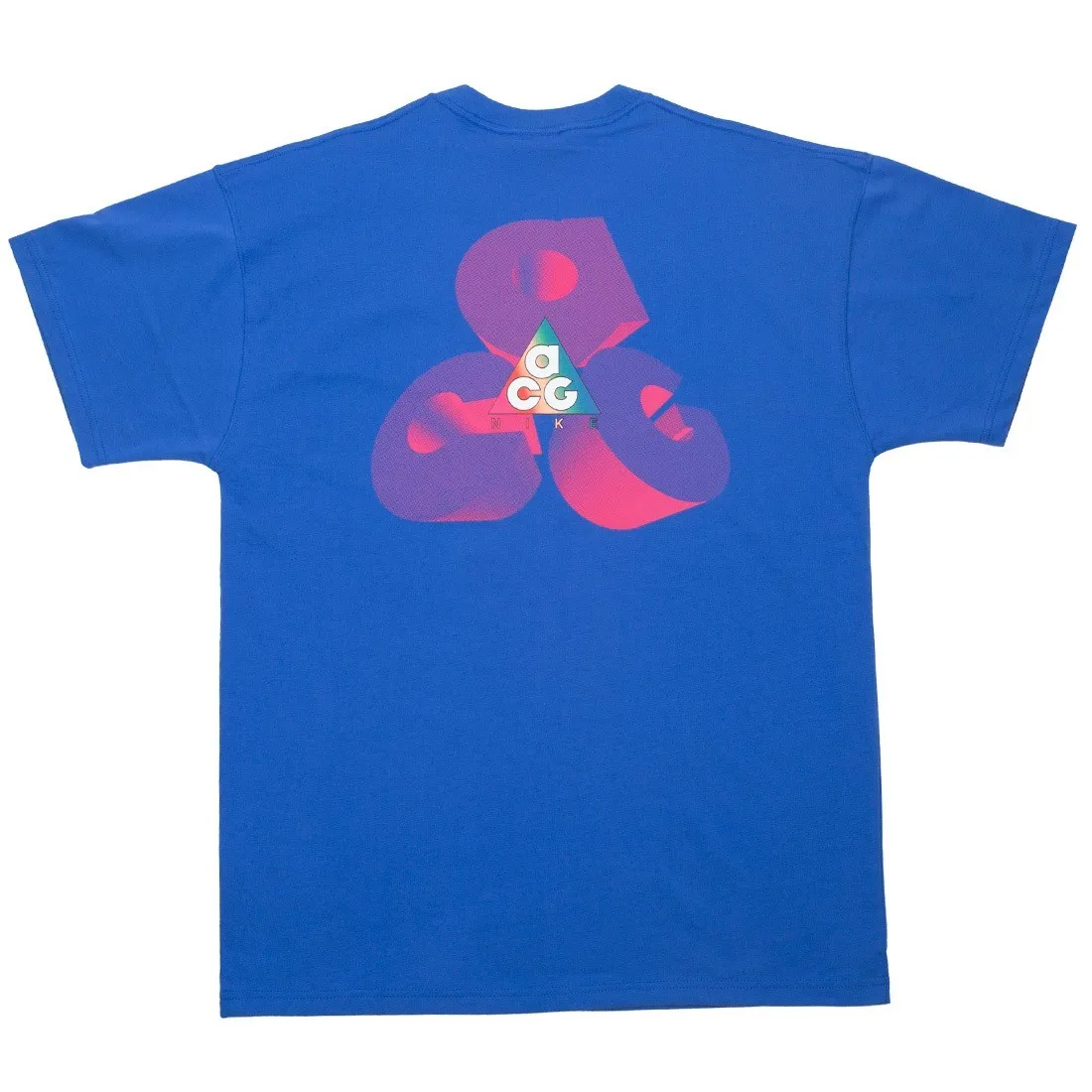 Nike Men Nrg Acg Gx 3D Logo Tee (game royal / rush pink)