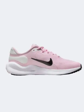 Nike Revolution 7 Gs Girls Running Shoes Pink/Black/White