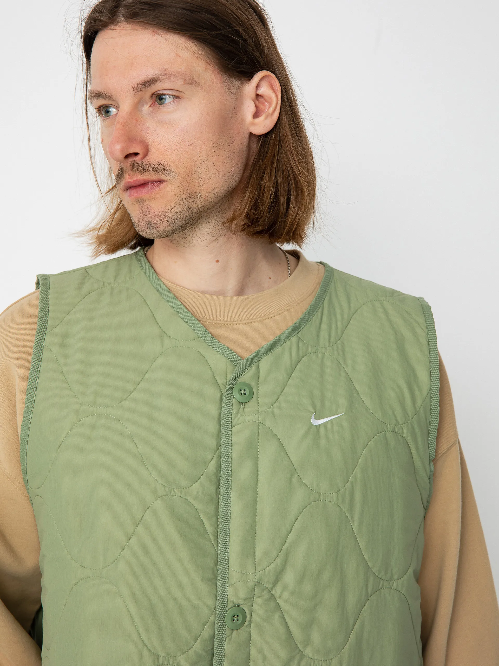 Nike SB Wvn Insulated Military Vest (oil green/white)