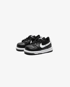 NIKE TD DUNK LOW - BLACK/ WHITE