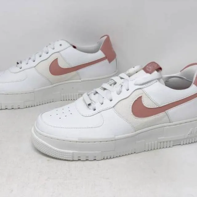 Nike WMNS Air Force 1 Low Pixel Summit White Rust Pink