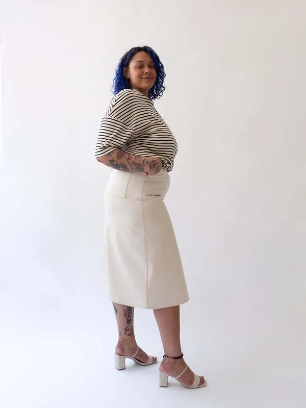 Nita Skirt - Natural Denim