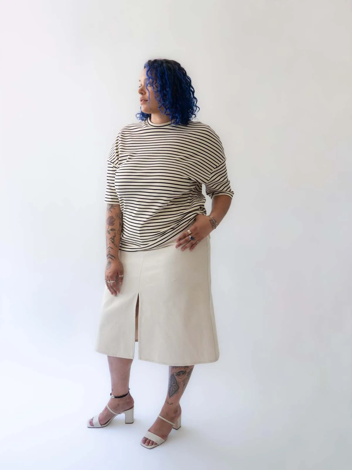 Nita Skirt - Natural Denim