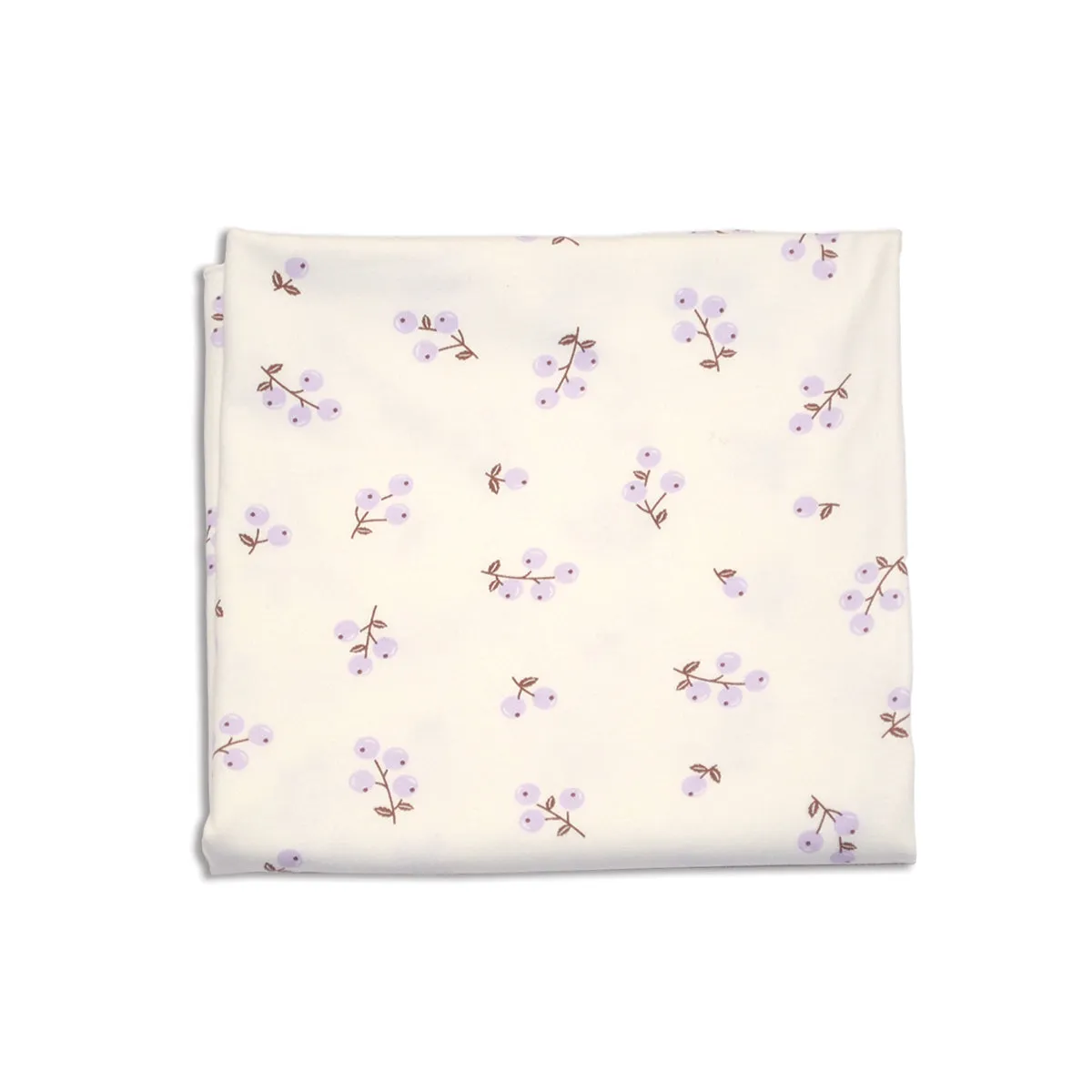 Organic Cotton Swaddle Blanket (Winter Berries Print)