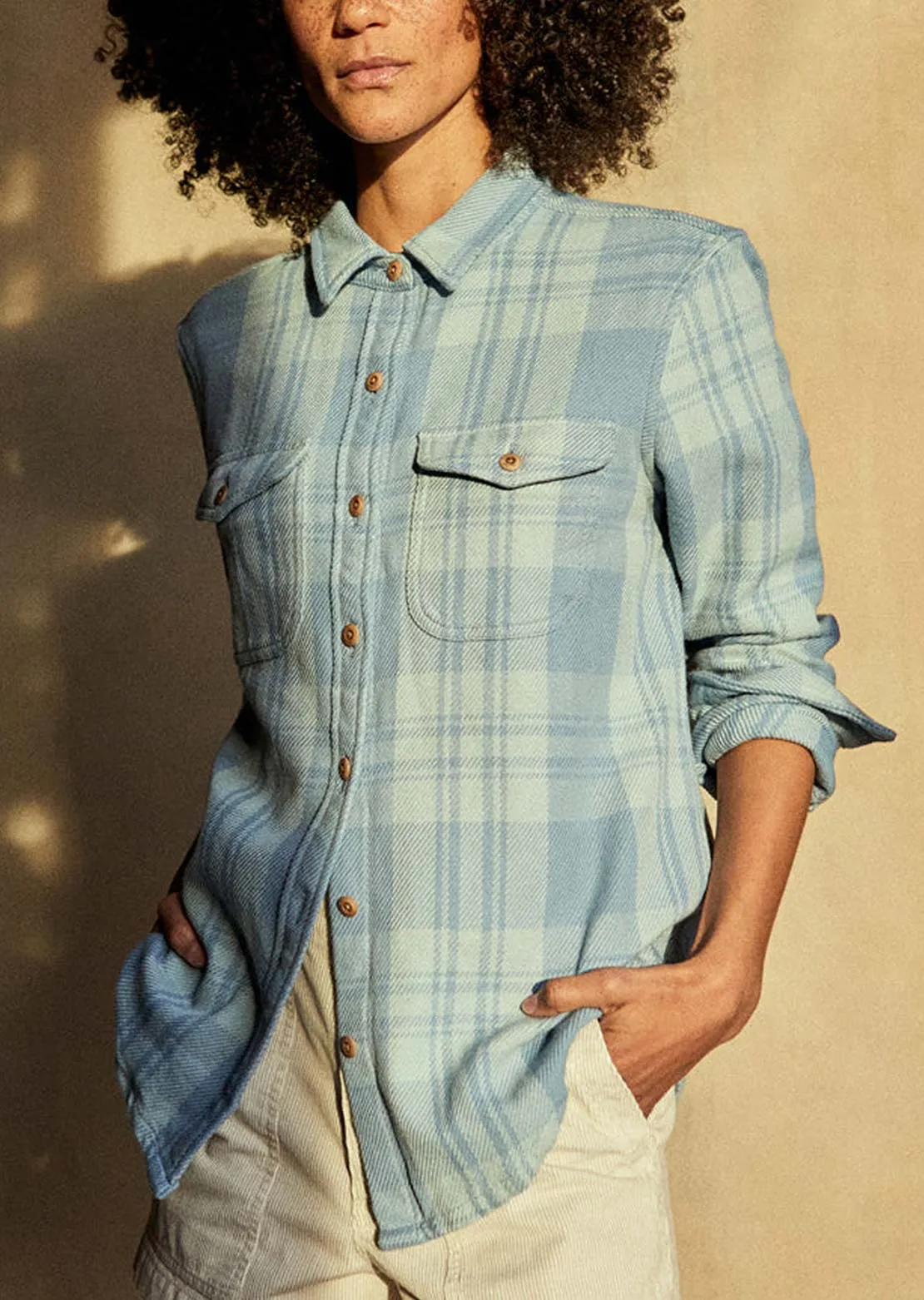 Outerknown Women's Blanket Button Up Shirt