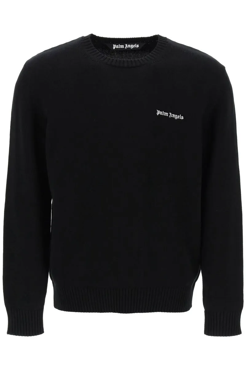 Palm Angels    Palm Angels Embroidered Logo Pullover